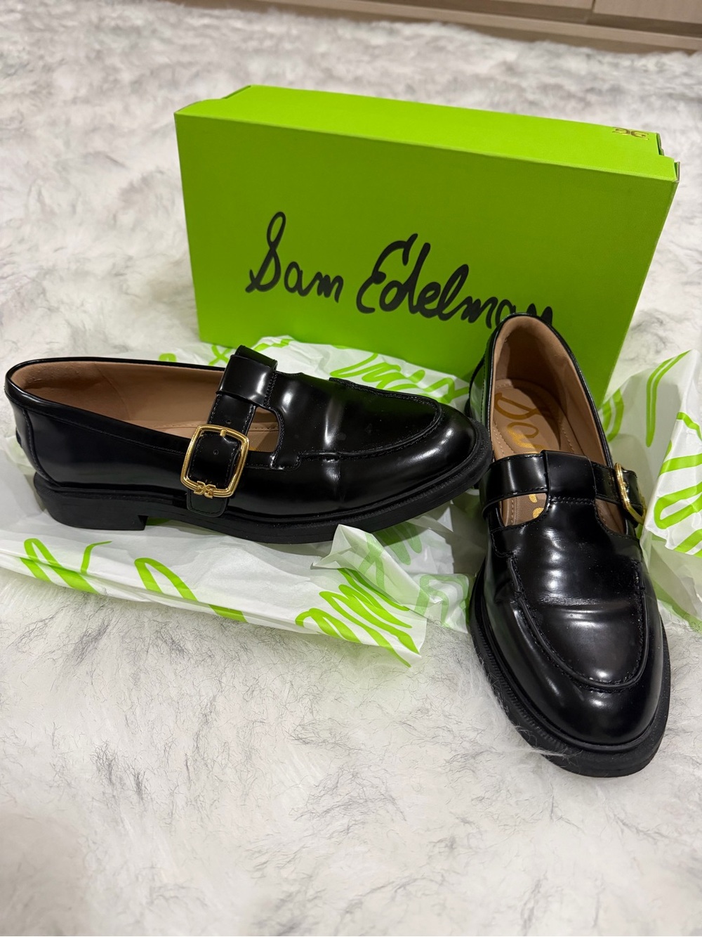 Sam Edelman Elaina T-strap Flats Women’s size 7